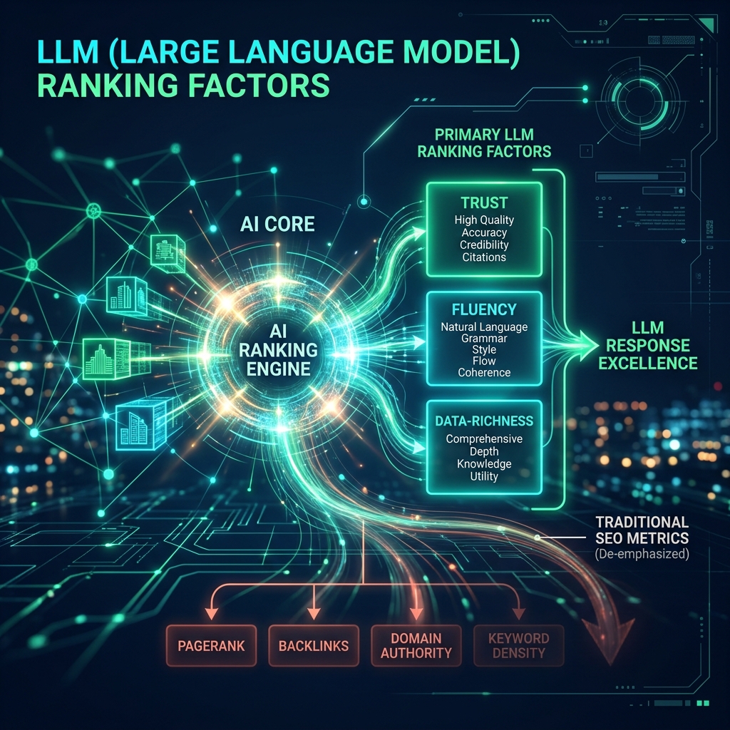 LLM Ranking Factors: Podle čeho vás AI modely hodnotí